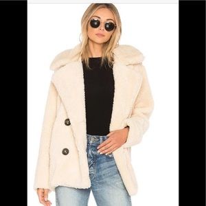 Free People Teddy Peacoat